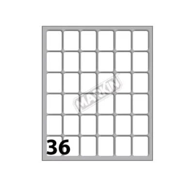 Markin Etichette Adesive 22X17 mm Bianco Conf 360 Pz.