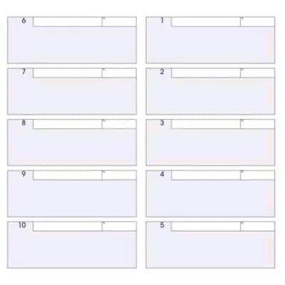 Data Ufficio Buoni Albergo di Consegna 210X195 mm Autocopianti 960 Tagliandi Numerati Conf 5 Pz.