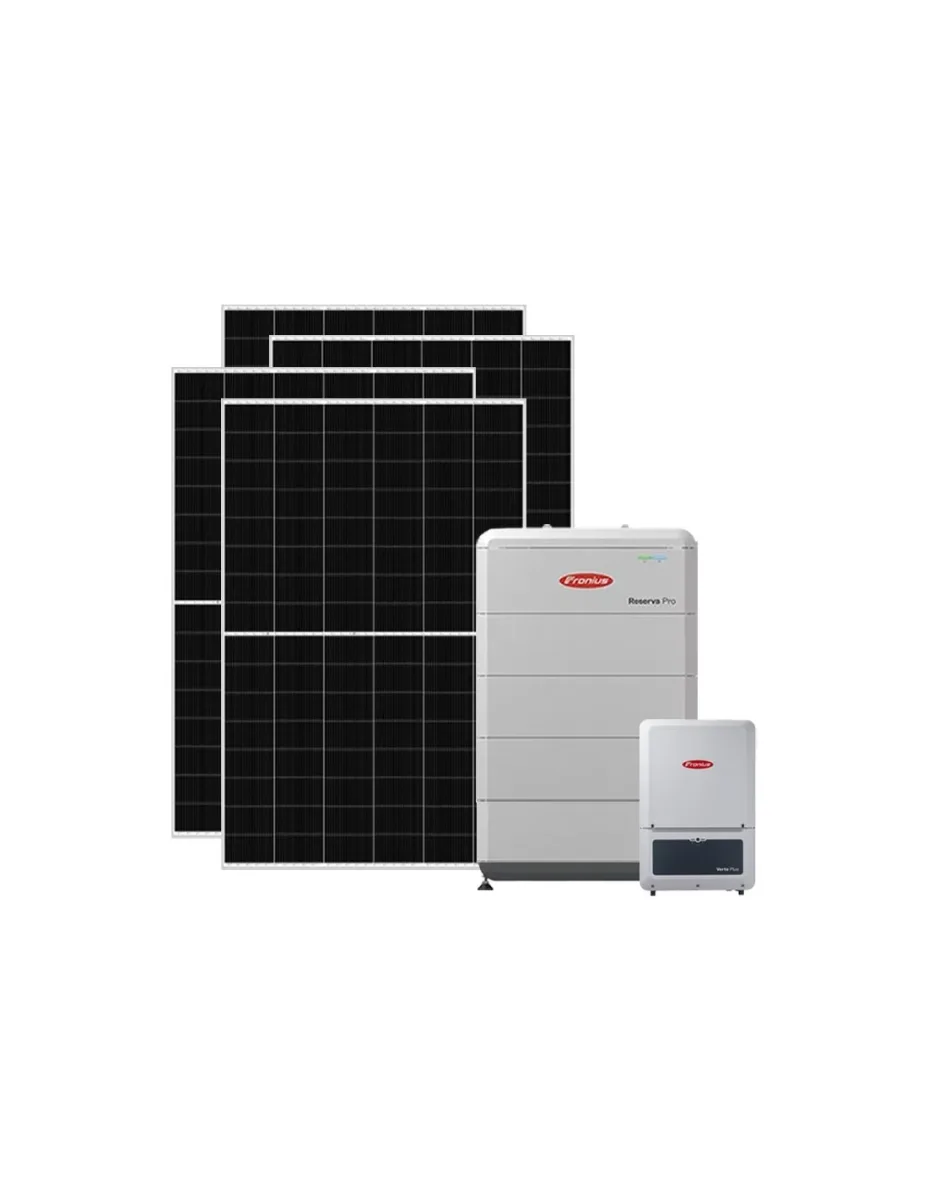 Kit fotovoltaico trifase 20020W inverter 20kW Verto Plus batteria litio 16kWh Fronius Reserva Pro
