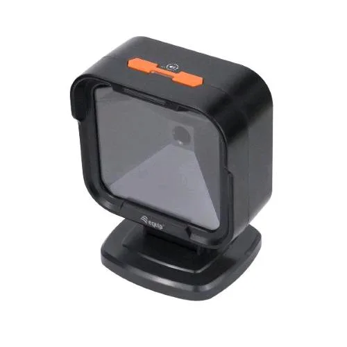 Equip Scanner Lettore Codici a Barre 1D/2D Omnidirezionale Fisso da Tavolo, 1MP