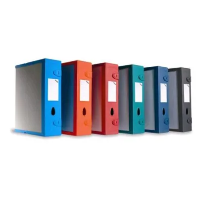 Fellowes Combi-Box Scatola Archivioin PP 298X362 mm Dorso 9 cm Col. Rosso