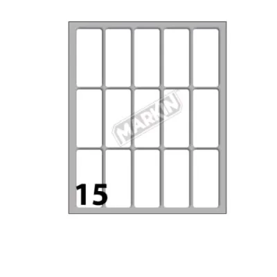 Markin Etichette Adesive 46X20 mm Bianco Conf 150 Pz.