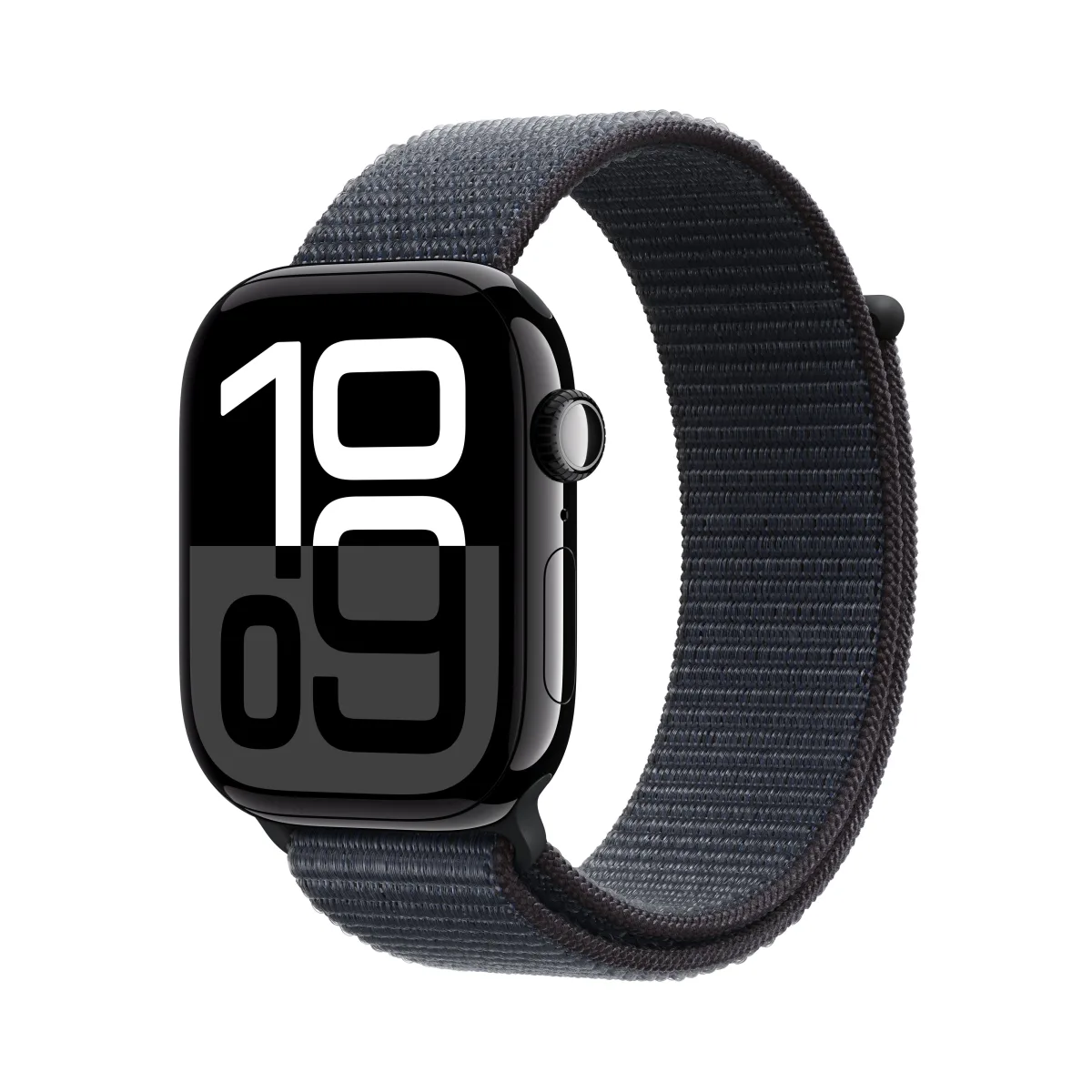 WATCH 10 46MM JET NERO CASSA ALLUM. CON CINTURINO LOOP NERO INCH.