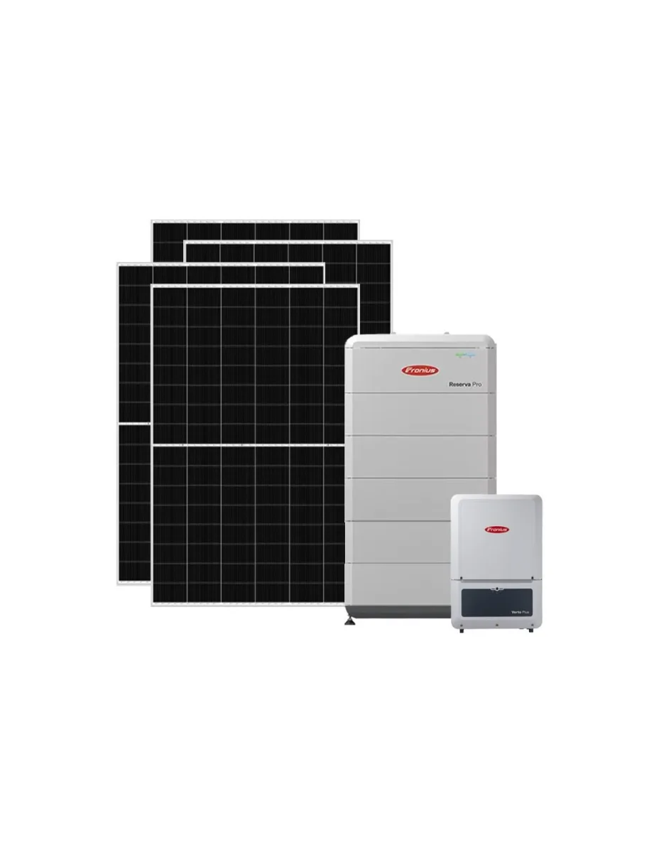 Kit fotovoltaico trifase 20020W inverter 20kW Verto Plus batteria litio 20kWh Fronius Reserva Pro