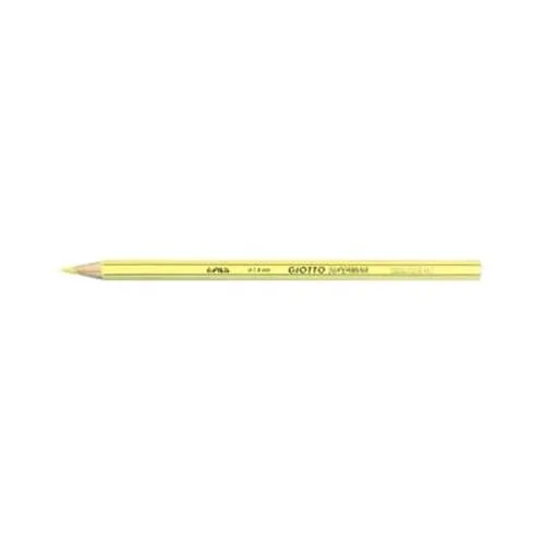 Giotto Supermina Pastelli 3.8 mm Confezione Mono Colore Giallo Limone 12 Pz.