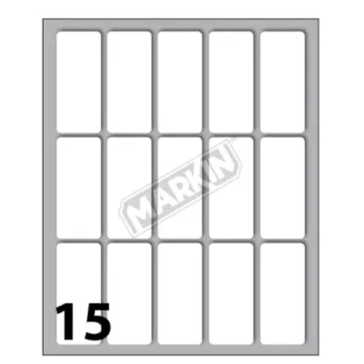 Markin Etichette Adesive 46X37 mm Bianco Conf 90 Pz.