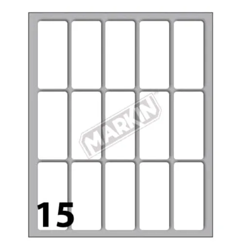 Markin Etichette Adesive 46X37 mm Bianco Conf 90 Pz.