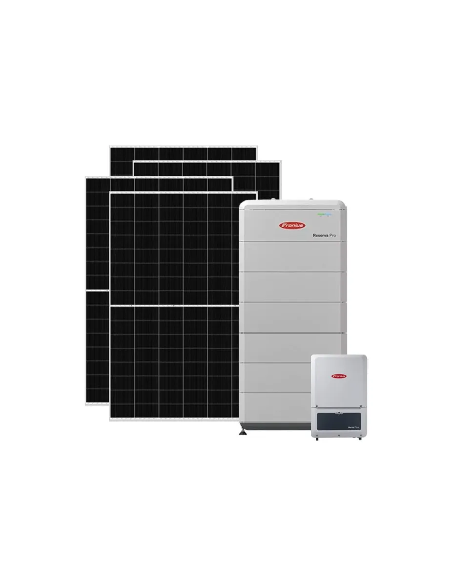 Kit fotovoltaico trifase 20020W inverter 20kW Verto Plus batteria litio 24kWh Fronius Reserva Pro