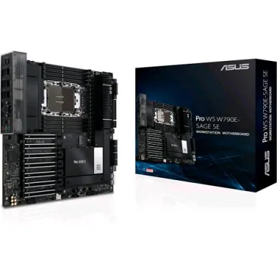 ASUS Pro WS W790E-Sage Se Scheda Madre Intel W790, Lga 4677, Matx, DDR5, Pcie 5.0, 3 Slot M.2, Wi-Fi 6E, USB 3.2 Gen 2, Type-C