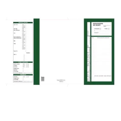 Data Ufficio Canguro Cartella Dichiarazione Redditi 255X325 mm con Tasca Portadocumenti Verde Conf 50 Pz.