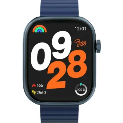 Imiki Frame Lite ST2 Smartwatch Uomo Donna 1,9" Isp Bluetooth Cinturino Magnetico Misura Ossigeno Nel Sangue e Frequenza Cardiaca Android e Ios Blu Black