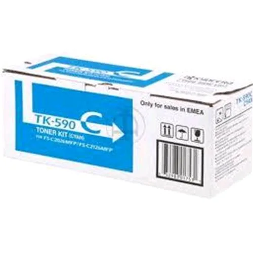 Kyocera Mita TK590C Toner Ciano per FS-C2026MFP/FS-C2126MFP