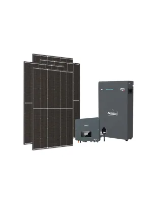 Kit fotovoltaico monofase 4500W inverter 4kW batteria al litio 5.1kWh LV ZSX5000 S Zucchetti