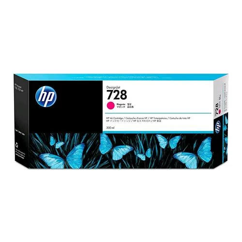 HP 728 Cartuccia Ink-Jet 300 ml Magenta