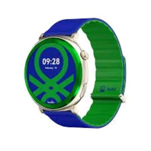 Imiki Holo 2 Benetton Smartwatch 1.43" Amoled Bluetooth 1 Atm Monitoraggio della Salute Blu Royal Bay