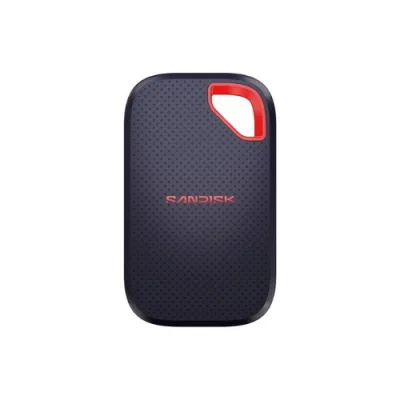 SanDisk Extreme Portable V3 SSD 2TB Esterno Portatile Crittografato 256 Bit Aes USB-C 3.2 Gen 2X2 - 2.000 MB/S IP65 Resiste a Cadute fino a 3 Metri Rosso Blu