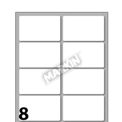 Markin Etichette Adesive 56X34 mm Bianco Conf 80 Pz.