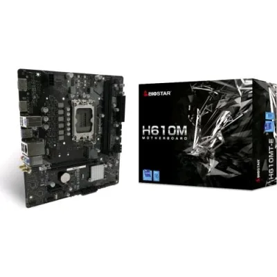 Biostar H610MT-E Scheda Madre Intel H610 Lga 1700 Micro ATX