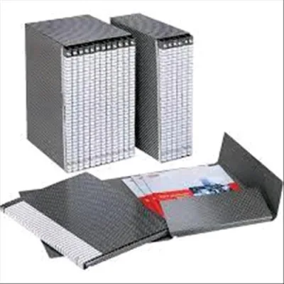 Esselte 155 Delso Line Cartelline 2 Lembi in Fibrone 250X320MM A4 Dorso 1.5cm Col. Grigio Conf 12 Pz. in Unica Custodia