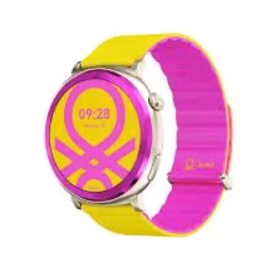 Imiki Holo 2 Benetton Smartwatch 1.43" Amoled Bluetooth 1 Atm Monitoraggio della Salute Yellow Lemon Rose