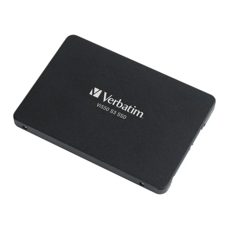 Verbatim VI550 S3 SSD 128GB SATA III 2.5" 3D Nand Lettura 560 MB/S Scrittura 430 MB/S Nero