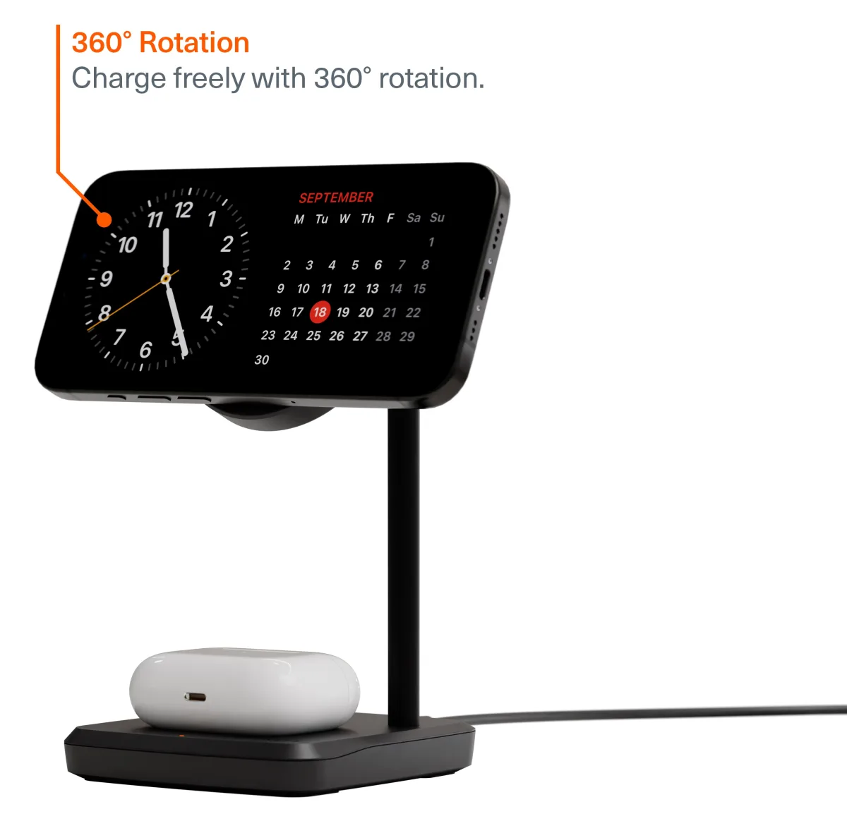 QI2 3-IN-1 CHARGEBASE 15W WIRELESS NERO