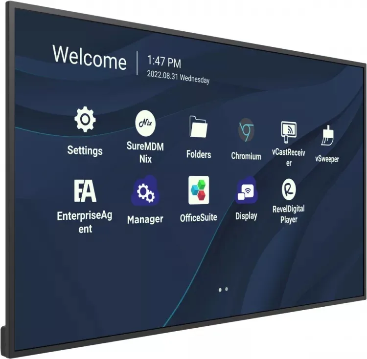 MON 98DS UHD 4K HDMI AND11 OPS MM USBC RJ45 24/7 500NIT 4/32 AND11