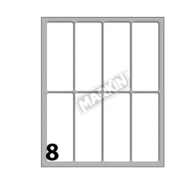 Markin Etichette Adesive 70X27 mm Bianco Conf 80 Pz.