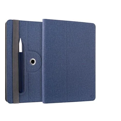 Celly UNIROTTB11 Cover Universale per Tablet 9/11" Rotabile a 360° in Poliuretano Blu