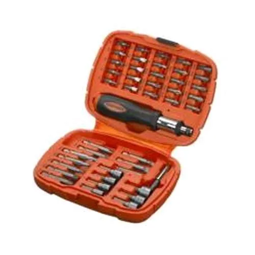 Black & Decker Set per Avvitare con Cricchetto 45 Pz.
