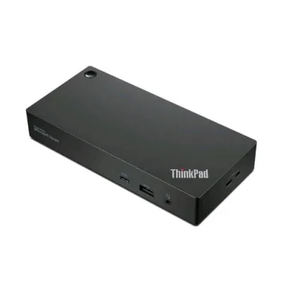 Lenovo ThinkPad Universal USB-C Smart Docking Station Thunderbolt 4 Thunderbolt 4K Ultra HD 2XUSB 2.0 3XUSB3.2 1XUSB-C 3.2 USB HDMI 2XDISPLAYPORT Jack 3-5mm LAN 1000 Mbit/S Black