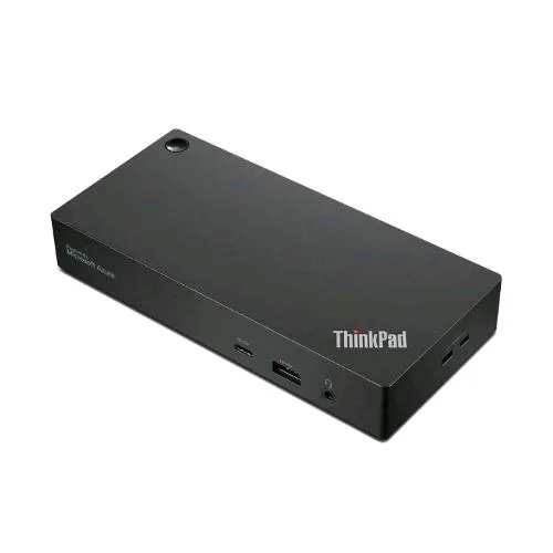 Lenovo ThinkPad Universal USB-C Smart Docking Station Thunderbolt 4 Thunderbolt 4K Ultra HD 2XUSB 2.0 3XUSB3.2 1XUSB-C 3.2 USB HDMI 2XDISPLAYPORT Jack 3-5mm LAN 1000 Mbit/S Black