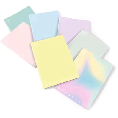 Pigna Monocromo Pastel Quaderno A4 80 g Righe 0C 40 Fogli Conf 10 Pz.