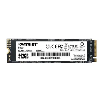 Patriot P320 SSD 512GB M.2280 PCI-E R/W 3000/2200MB/S