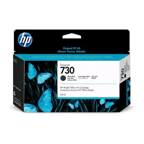 HP 730 Cartuccia Ink-Jet 130 ml Nero Opaco