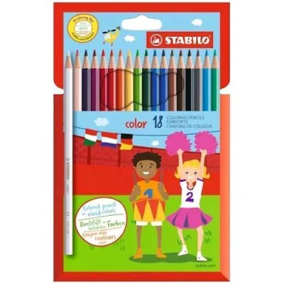 Stabilo Color Pastelli 2.5 mm Colori Assortiti Conf. 18 Pz.