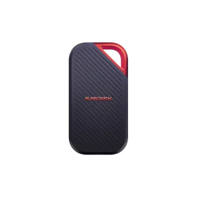 SanDisk Extreme Pro Portable V3 SSD 2TB Esterno Portatile Crittografato 256 Bit Aes USB-C USB4 Lettura 4.000 MB/S Scrittura 3.800 MB/S IP65 Rosso Blu