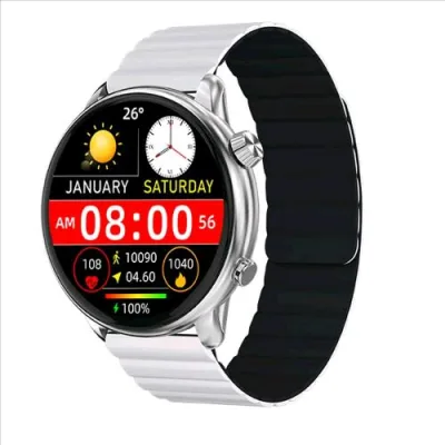 Imiki TG2 Smartwatch 46mm 1.43" Amoled Touch Magnetic Strap Silver