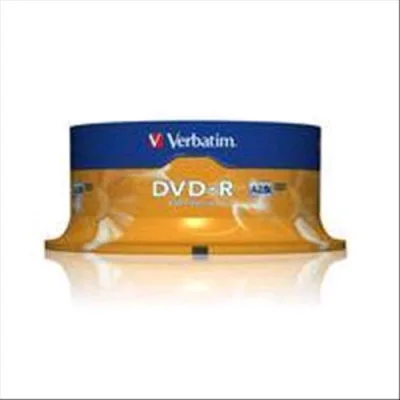 Verbatim DVD-R 4.7GB 16X Spindle 25 pz