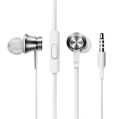 Xiaomi Mi Piston Headphone Basic Auricolari con Microfono Integrato 1 x Jack 3.5 mm Bianco Silver