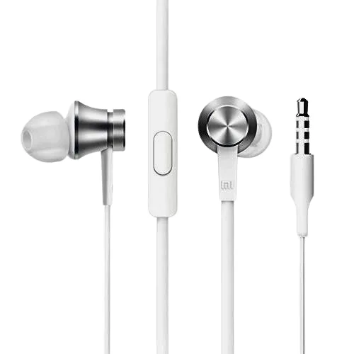 Xiaomi Mi Piston Headphone Basic Auricolari con Microfono Integrato 1 x Jack 3.5 mm Bianco Silver