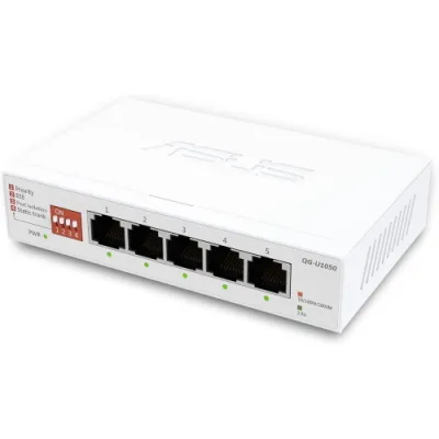 ASUS QG-U1050 Switch Non Gestito 5 Porte 2.5G (100/1000/2500) Desktop Bianco