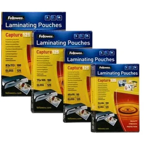 Fellowes CAPTURE125 Pouch A6 125 MY Col. Trasparente Conf 100 Pz.