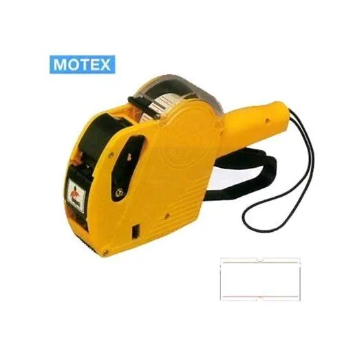 Markin Motex 2612 Prezzatrice in Plastica 1 Linea per Etichette 26X12MM 7 Caratteri Col. Assortiti