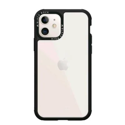 Black Rock Apple iPHONE 11 Cover in Tpu Trasparente/Nero