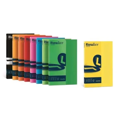 Cartotecnica Favini Risma Luce Carta A4 100 Fogli 90 g Col. Nero 63