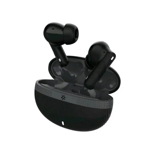 Celly Featsound Aricolari in-Ear True Wireless ANC Cancellazione Attiva del Rumore con Custodia di Ricarica USB-C Nero