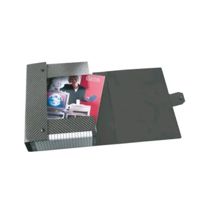 Esselte C12 Delso Line Cartelle Progetto in Fibrone 250X350 mm Dorso 12 cm Col. Grigio Conf 5 Pz.