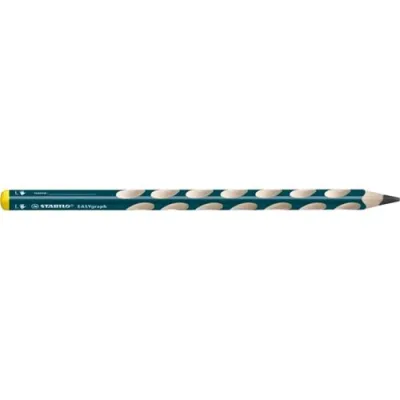 Stabilo Easygraph Matite di Grafite HB Fusto Triangolare e Sagomature Anti-Scivolo per Mancini Conf 6 Pz.