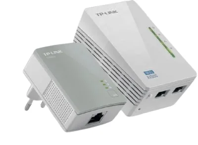 Tp-Link TL-WPA4220KIT Powerline Starter Kit AV500 Wireless N300MBS con 2 Porte Ethernet